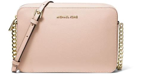 michael kors cross body baic l ight pink purse